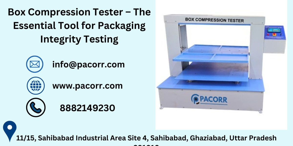 Pacorr.com’s Box Compression Tester – The Essential Tool for Packaging Industries to Guarantee Box Strength Under Pressu